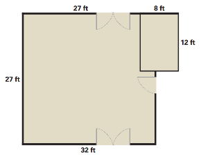 Hall floor plan